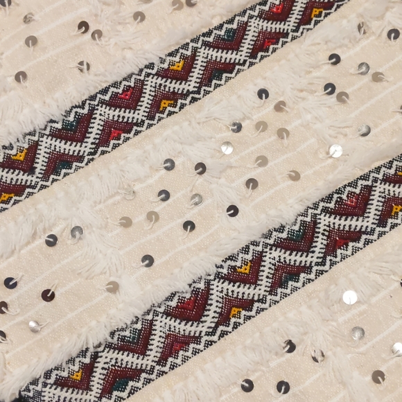 Moroccan design handmade woolen pillowcase